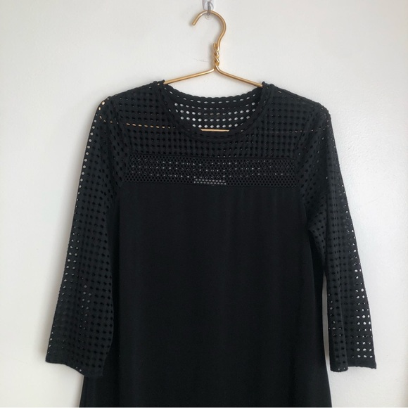 Black Mesh Michael Kors Dress - Picture 2 of 7